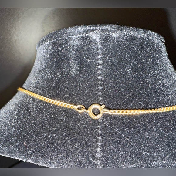 Vintage double heart with rose necklace - Picture 4 of 4